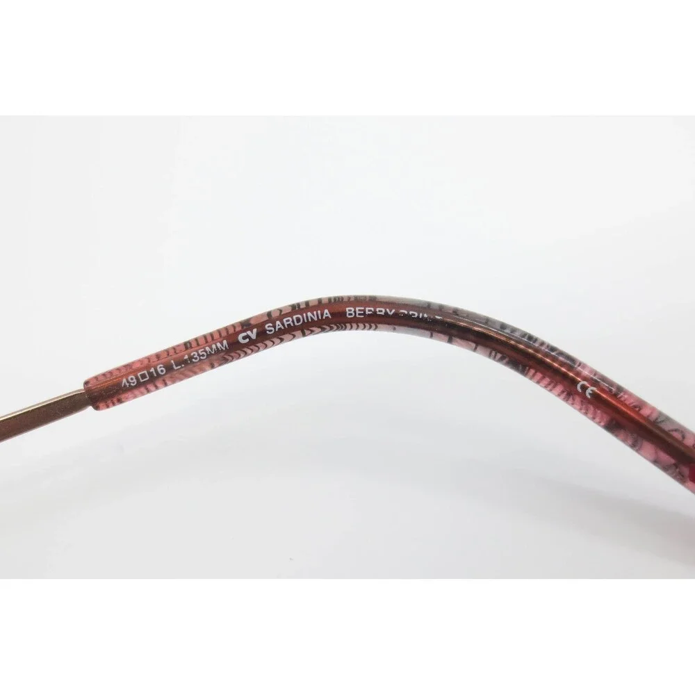 Ellen Tracy CV Sardinia Berry Swirl Eyeglasses Frames 49-16-135 Oval Patterned